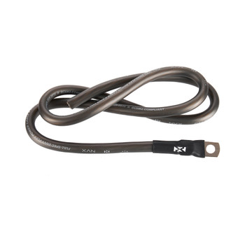 NVX 3 ft Frosted Gray 8 Gauge Ground Wire with Ring Terminal | Condition: New | Category: Electrical