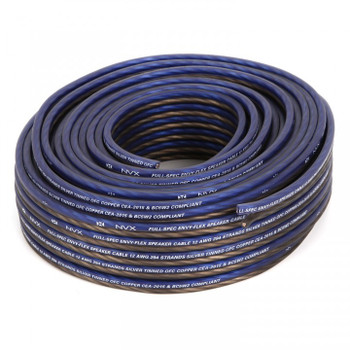 NVX 100 ft. of True Spec 12 Gauge EnvyFlex Speaker Cable/Wire (100% Oxygen-Free Copper) | Condition: New | Category: Electrical NVX 100 ft. of True Spec 12 Gauge EnvyFlex Speaker Cable/Wire (100% Oxygen-Free Copper) | Condition: New | Category: Electrical