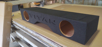 NISSAN TITAN DUAL 8 DEEP PORTED SUBWOOFER BOX NISSAN TITAN DUAL 8 DEEP PORTED SUBWOOFER BOX