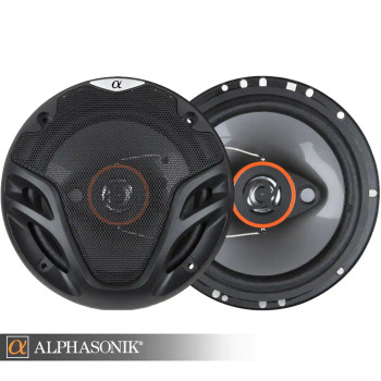 Alphasonik AS26 6.5 inch 350 Watts Max 3-Way Car Audio Coaxial Speakers (1 Pair) | APH-AS26 | in Speakers | Brand Alphasonik Alphasonik AS26 6.5 inch 350 Watts Max 3-Way Car Audio Coaxial Speakers (1 Pair) | APH-AS26 | in Speakers | Brand Alphasonik