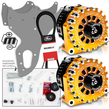 Mechman 800 Amp Orange Dual Alternator Kit for 2005 - 2013 GM Trucks | D205OR | in Dual Alternator Kits | Brand Mechman Mechman 800 Amp Orange Dual Alternator Kit for 2005 - 2013 GM Trucks | D205OR | in Dual Alternator Kits | Brand Mechman