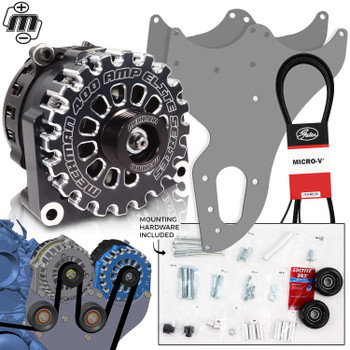Mechman 400 Amp Black Dual Alternator Kit for 1999 - 2013 GM Trucks | D202 | in Dual Alternator Kits | Brand Mechman Mechman 400 Amp Black Dual Alternator Kit for 1999 - 2013 GM Trucks | D202 | in Dual Alternator Kits | Brand Mechman