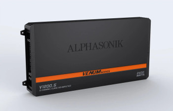 Alphasonik 5 Channel Amplifier Venum Series V1200.5 | APH-V1200.5 | in Amplifiers | Brand Alphasonik