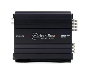 Godfather 200.4 400w RMS 4 Channel Amplifier | AB-GF-200.4D | in Amplifiers | Brand American Bass Godfather 200.4 400w RMS 4 Channel Amplifier | AB-GF-200.4D | in Amplifiers | Brand American Bass