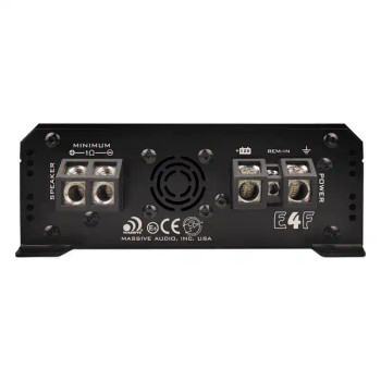 E4F - 2,000 Watts RMS Mono Block Full Range Compact Amplifier by Massive Audio® | MASSAU-E4F | in Amplifiers | Brand Massive Audio E4F - 2,000 Watts RMS Mono Block Full Range Compact Amplifier by Massive Audio® | MASSAU-E4F | in Amplifiers | Brand Massive Audio