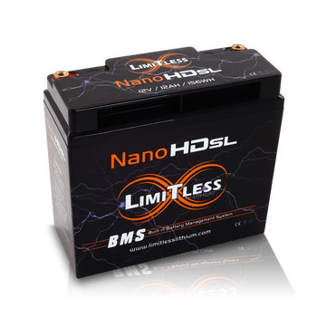 Nano -HD SL 12AH Motorcycle / Power sports Battery (BCI 20 Case) | LL-NSL-12AH | in Electrical | Brand Limitless Lithium