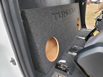 2014-23 TUNDRA CREW MAX DUAL 10 OR 12 SEALED SUBWOOFER BOX (BEHIND THE SEAT) | 14CREWMAXBTS | in TUNDRA | Brand 