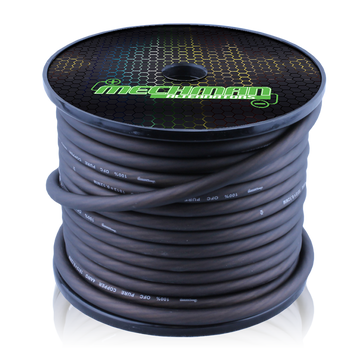 Mechman 4 AWG OFC pure copper power cable - 150ft Spool | MECHMAN-8AWG-BLACK-150FT | in Wire & Cable | Brand Mechman 4 AWG OFC pure copper power cable - 150ft Spool | MECHMAN-8AWG-BLACK-150FT | in Wire & Cable | Brand