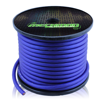 Mechman 8 AWG Blue OFC pure copper power cable - 150ft Spool | MECHMAN-8AWG-BLUE-150FT-1 | in Electrical | Brand Mechman 8 AWG Blue OFC pure copper power cable - 150ft Spool | MECHMAN-8AWG-BLUE-150FT-1 | in Electrical | Brand