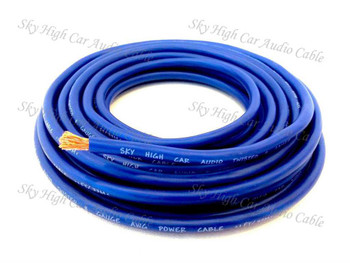 SHCA 8 Gauge Blue 250' OFC Power Cable | SHCA-8AWG-BLUE-OFC-250FT | in Electrical | Brand Sky High Car Audio SHCA 8 Gauge Blue 250' OFC Power Cable | SHCA-8AWG-BLUE-OFC-250FT | in Electrical | Brand Sky High Car Audio