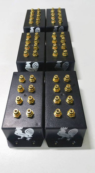 SBC "Cock Box" 1 to 5 RCA Distribution Block SBC "Cock Box" 1 to 5 RCA Distribution Block