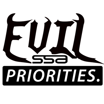 Evil Priorities 7" Vinyl Sticker | Condition: New | Category: Swag Evil Priorities 7" Vinyl Sticker | Condition: New | Category: Swag