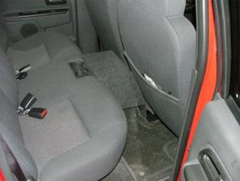CHEVROLET 2003-2012 COLORADO CREW and GMC CANYON CREW CAB SUBWOOFER CONSOLE ENCLOSURE CHEVROLET 2003-2012 COLORADO CREW and GMC CANYON CREW CAB SUBWOOFER CONSOLE ENCLOSURE