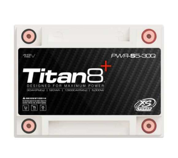 XS POWER PWR-S5 GROUP 30L 30Q TITAN8 12V LITHIUM 2000A 120 ENERGY WH BATTERY FOR 5000 WATTS | XS-PWR-S5-30L | in Electrical | Brand XS Power