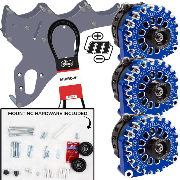 05-13 GM Trucks/SUV's Includes Three Alternators - Dark Blue | D305DB | in 05-13 GM Trucks Includes Three Alternators | Brand Mechman