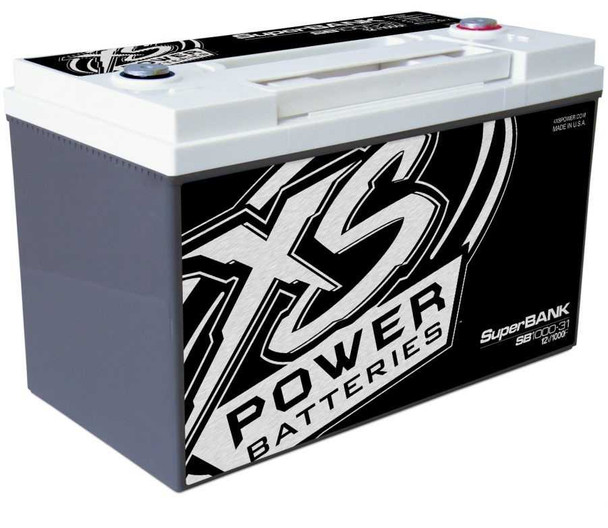 (Open Box) XS Power 12V Super Capacitor Bank, Group 31, Max Power 8,000W, 1,000 Farad | SB1000-31-OPENBOX | in Electrical | Brand 
