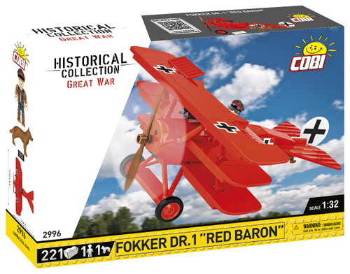 217 PCS HC GREAT WAR FOKKER DR.I RED BARON