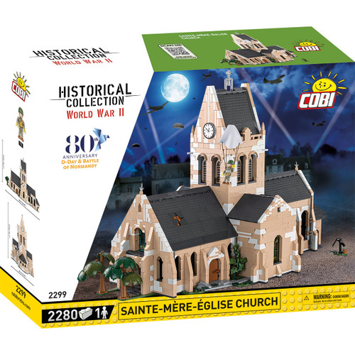 2280 PCS HC WWII Sainte-Mère-Eglise Church June 6,