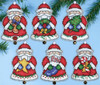 Design Works - Santa's Gifts Ornament Set (6)