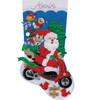 Design Works - Scooter Santa Stocking