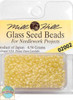 Mill Hill Glass Seed Beads 4.54g Yellow Creme #02002
