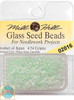 Mill Hill Glass Seed Beads 4.54g Crystal Mint #02016