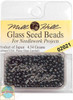 Mill Hill Glass Seed Beads 4.54g Gunmetal #02021