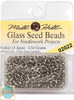 Mill Hill Glass Seed Beads 4.54g Silver #02022