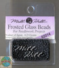 Mill Hill Frosted Glass Seed Beads 4.25g Black #62014