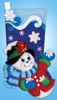 Design Works - Snowflake Snowman Stocking