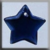 Mill Hill Glass Treasures - Large Flat Star Royal Blue #12176