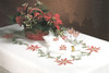 Design Works - Christmas Holly 68" x 90" Oval Tablecloth