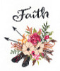 Janlynn - Watercolor Flowers Faith