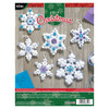 Plaid / Bucilla - Sparkle Snowflake Ornaments