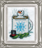 Design Works -  Cocoa Snowman Picture Kit w/Frame