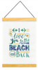 Dimensions - To the Beach and Back Wood Banner