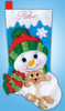 Design Works - Hugs for Kitty Christmas Stocking