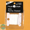 Mill Hill 9 Yards of White Nymo Thread