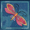 2019 Mill Hill Laurel Burch Flying Colors - Dragonfly Capri