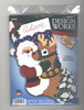 Design Works - Santa & Deer Felt Stocking
