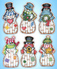 Design Works - Country Snowman Ornaments (6)