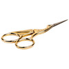 Singer - Forged Stork Embroidery Gold Plated Scissors 4.5" 