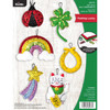 Plaid / Bucilla - Feeling Lucky Christmas Ornaments