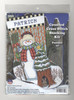 Design Works ~ Woodland Snowman Christmas Stocking