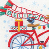 Dimensions Learn-a-Craft - Holiday Bicycle w/Fabric Covered Hoop