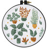 Plaid / Bucilla - House Plants w/6" Hoop