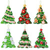 Plaid / Bucilla -  Set of 6 Festival Of Trees Ornaments
