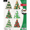 Plaid / Bucilla -  Set of 6 Festival Of Trees Ornaments