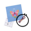 Plaid / Bucilla - Energetic Butterfly w/6" Hoop