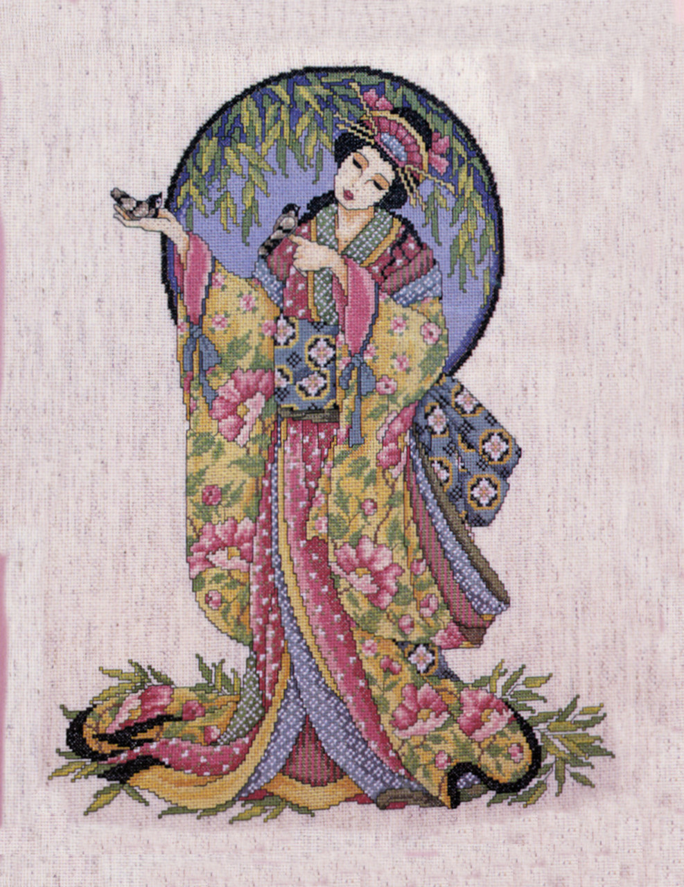 The Art of Oriental Embroidery 東洋刺繍の芸術 Design Works - Oriental Grace - CrossStitchWorld